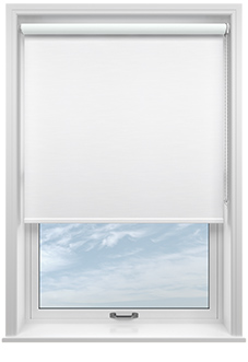 Solento (Blackout), Vogue White - Twist&Fit Roller Blind